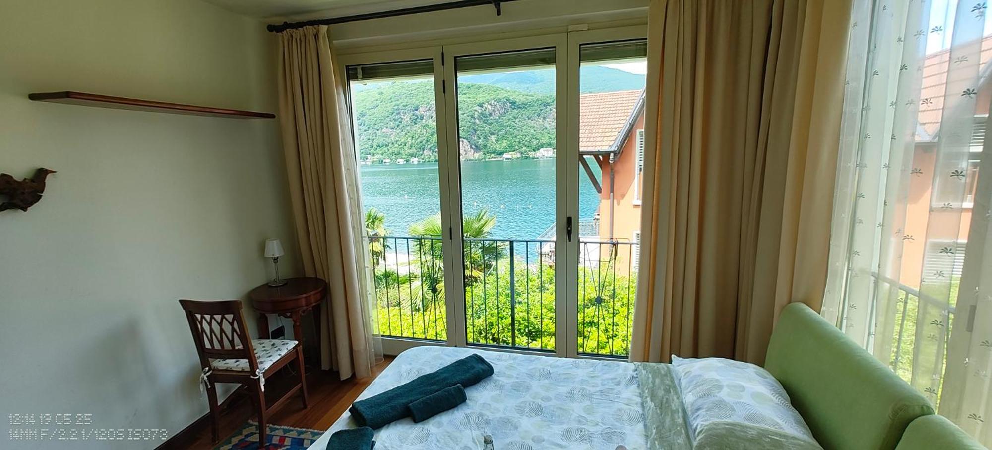 B&B Dolce Vista Al Lago Lugano 포르토 세레시오 외부 사진